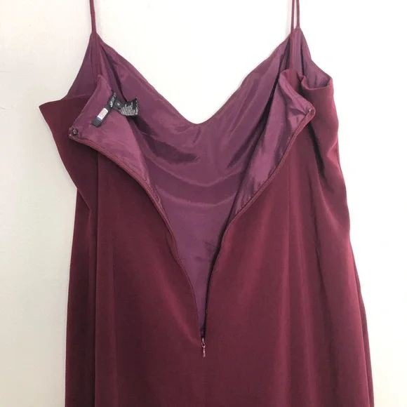 Jay Godfrey Harrah Gown Spaghetti Strap Slit Dress - Picture 7 of 16